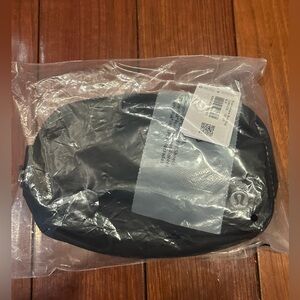 Black Lululemon belt bag